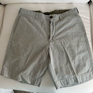 Men’s Linen Light Green Chino Shorts